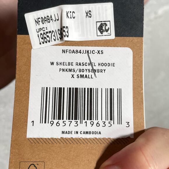 The North Face Women's Shelbe Raschel Hoodie Pink Moss/Boysenberry XS - Picture 11 of 12